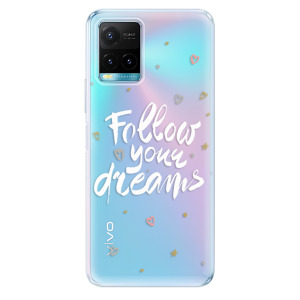 Silikonové odolné pouzdro iSaprio - Follow Your Dreams - white na mobil Vivo Y21 / Y21s / Y33s