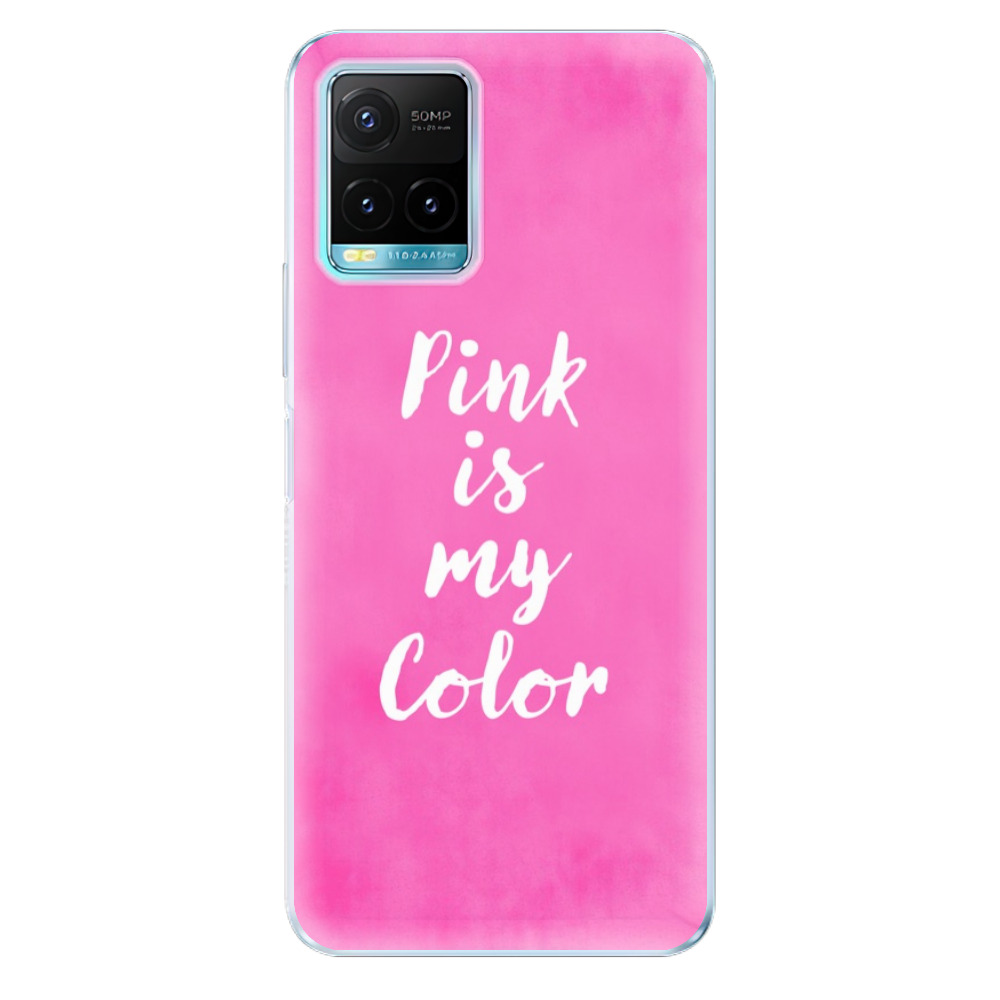 Silikonové odolné pouzdro iSaprio - Pink is my color na mobil Vivo Y21 / Y21s / Y33s (Odolný silikonový kryt, obal, pouzdro iSaprio - Pink is my color na mobilní telefon Vivo Y21 / Y21s / Y33s)