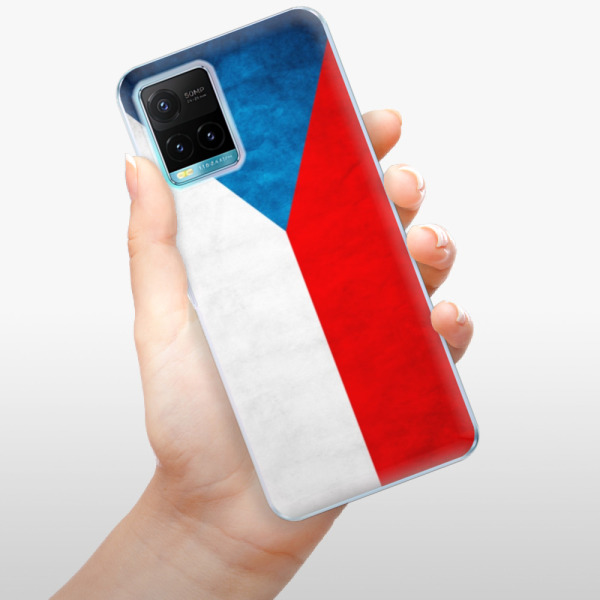 Silikonové pouzdro iSaprio - Vivo Y21 / Y21s / Y33s - Czech Flag