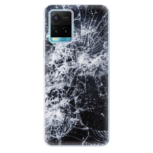 Silikonové odolné pouzdro iSaprio - Cracked na mobil Vivo Y21 / Y21s / Y33s
