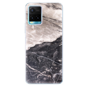 Silikonové odolné pouzdro iSaprio - BW Marble na mobil Vivo Y21 / Y21s / Y33s