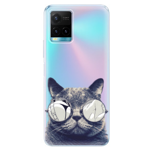 Silikonové odolné pouzdro iSaprio - Crazy Cat 01 na mobil Vivo Y21 / Y21s / Y33s