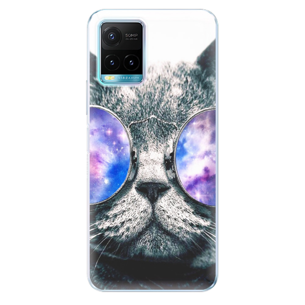 Silikonové odolné pouzdro iSaprio - Galaxy Cat na mobil Vivo Y21 / Y21s / Y33s (Odolný silikonový kryt, obal, pouzdro iSaprio - Galaxy Cat na mobilní telefon Vivo Y21 / Y21s / Y33s)