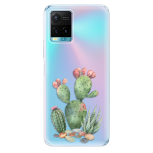 Silikonové odolné pouzdro iSaprio - Cacti 01 na mobil Vivo Y21 / Y21s / Y33s