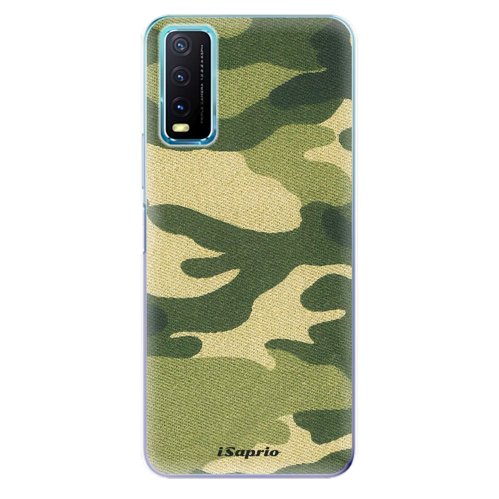 Odolné silikonové pouzdro iSaprio - Green Camuflage 01 - Vivo Y20s