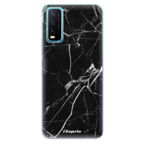Silikonové odolné pouzdro iSaprio - Black Marble 18 na mobil Vivo Y20s