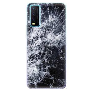 Silikonové odolné pouzdro iSaprio - Cracked na mobil Vivo Y20s