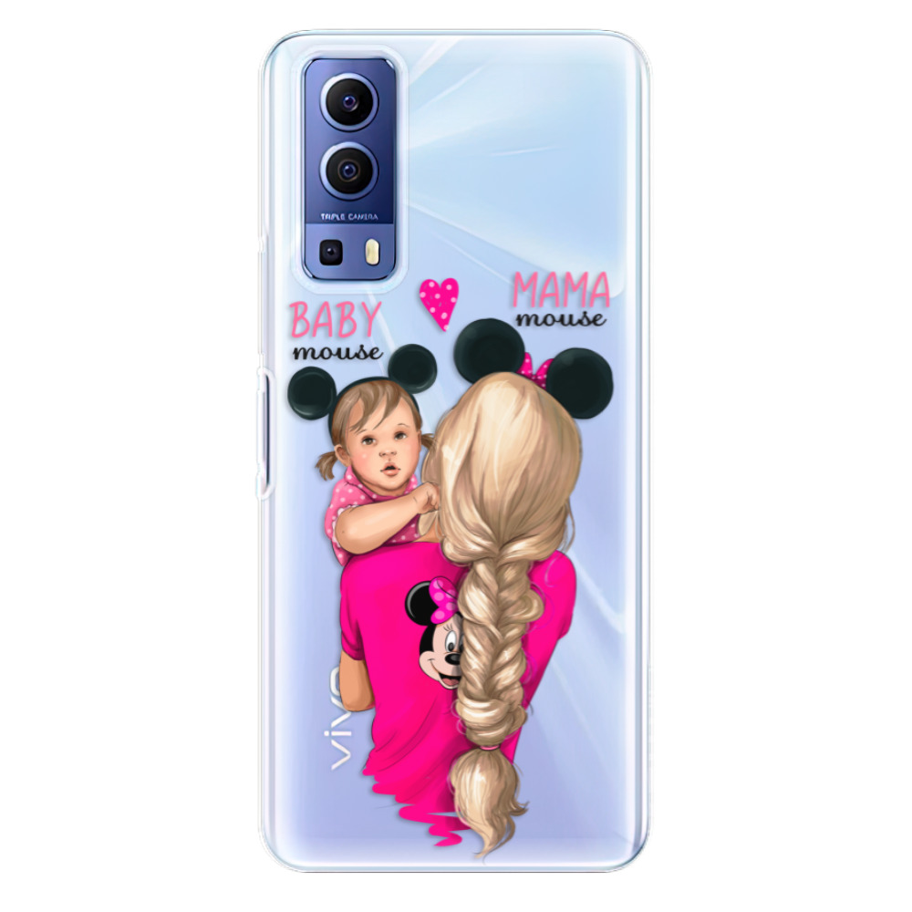 Odolné silikonové pouzdro iSaprio - Mama Mouse Blond and Girl - Vivo Y52 5G