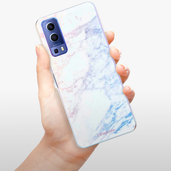 Silikonové pouzdro iSaprio - Vivo Y72 5G - Raibow Marble 10