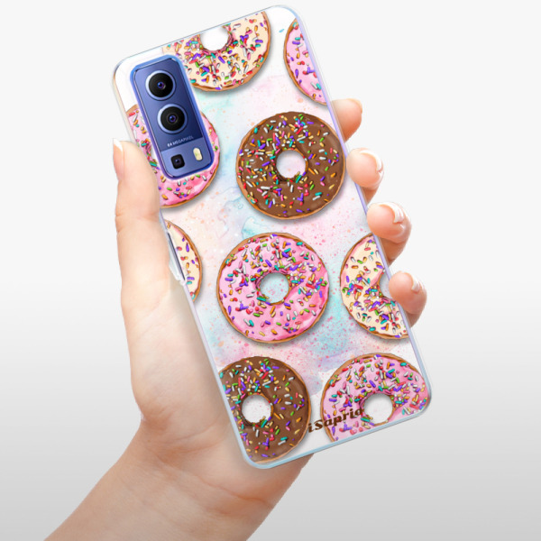 Silikonové pouzdro iSaprio - Vivo Y72 5G - Donuts 11