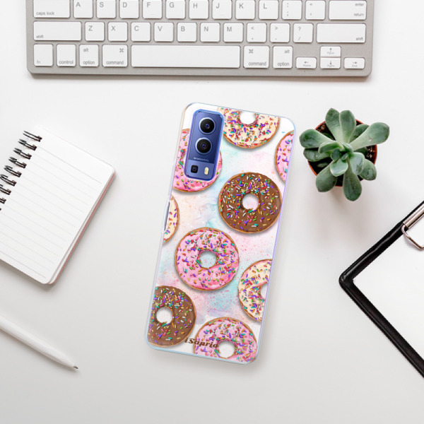 Silikonové pouzdro iSaprio - Vivo Y72 5G - Donuts 11