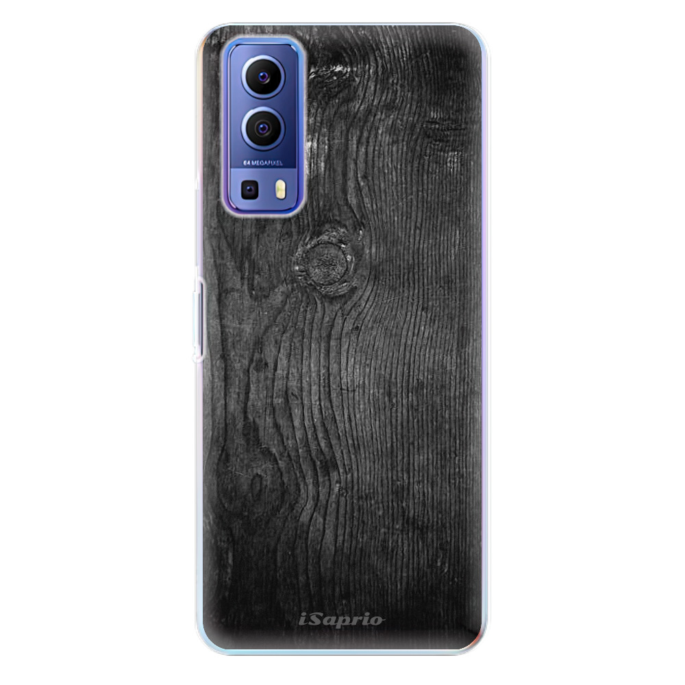 Silikonové odolné pouzdro iSaprio - Black Wood 13 na mobil Vivo Y72 5G (Odolný silikonový kryt, obal, pouzdro iSaprio - Black Wood 13 na mobilní telefon Vivo Y72 5G)