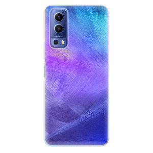 Silikonové pouzdro iSaprio - Vivo Y72 5G - Purple Feathers