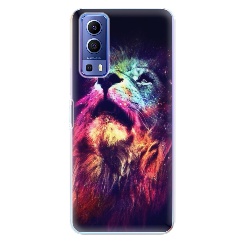 Silikonové odolné pouzdro iSaprio - Lion in Colors na mobil Vivo Y72 5G (Odolný silikonový kryt, obal, pouzdro iSaprio - Lion in Colors na mobilní telefon Vivo Y72 5G)