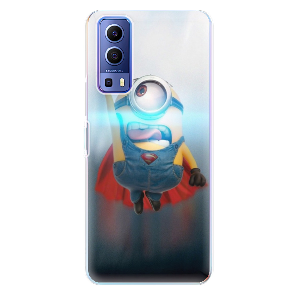 Silikonové odolné pouzdro iSaprio - Mimons Superman 02 na mobil Vivo Y72 5G (Odolný silikonový kryt, obal, pouzdro iSaprio - Mimons Superman 02 na mobilní telefon Vivo Y72 5G)