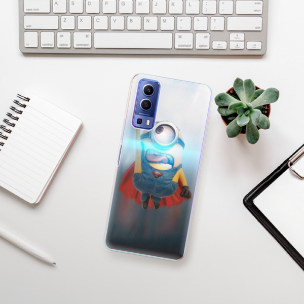 Silikonové pouzdro iSaprio - Vivo Y72 5G - Mimons Superman 02