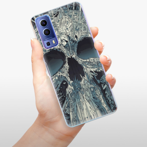 Silikonové pouzdro iSaprio - Vivo Y72 5G - Abstract Skull