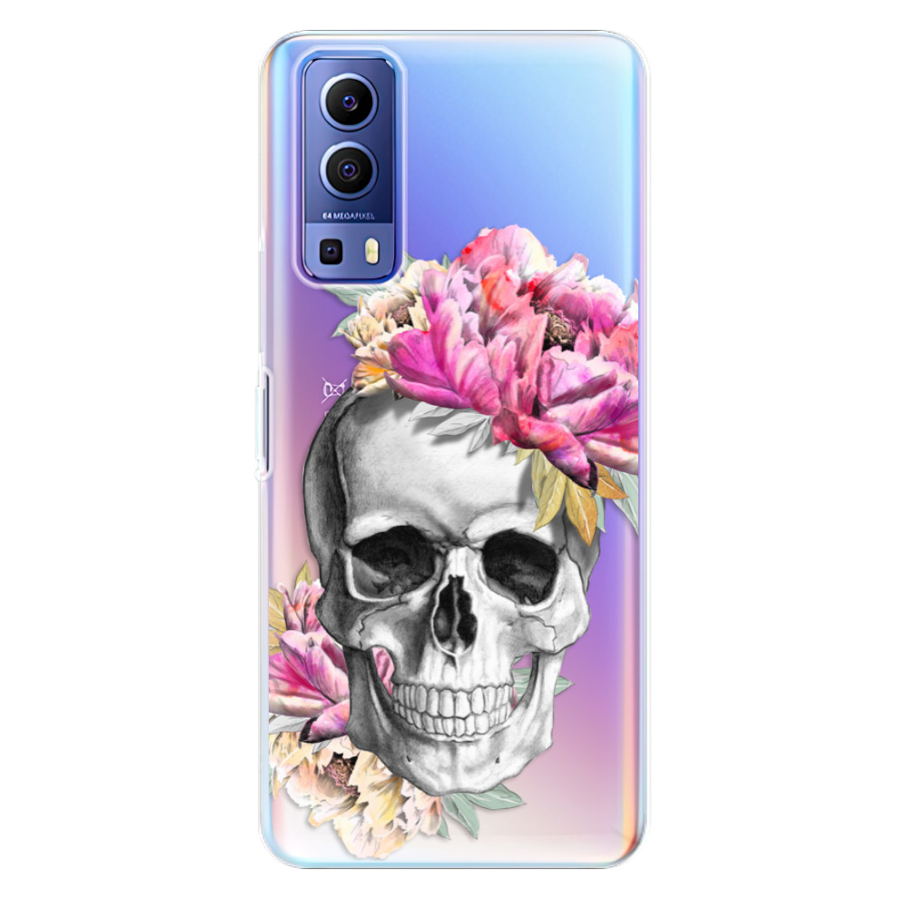 Odolné silikonové pouzdro iSaprio - Pretty Skull - Vivo Y72 5G