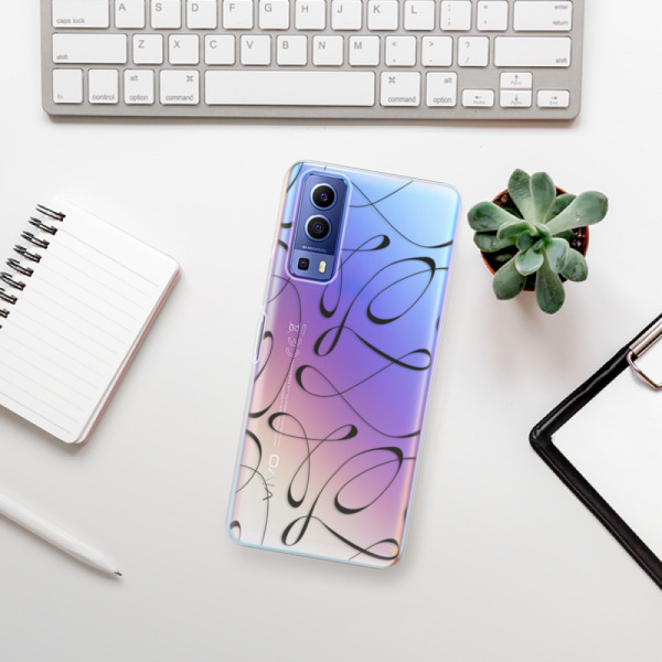 Silikonové pouzdro iSaprio - Vivo Y72 5G - Fancy black