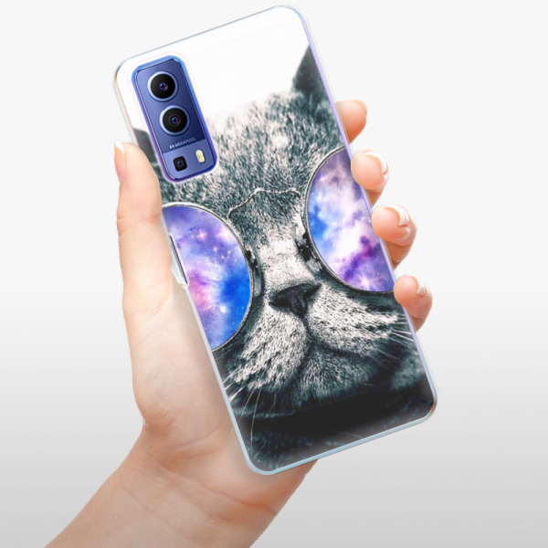 Silikonové pouzdro iSaprio - Vivo Y72 5G - Galaxy Cat