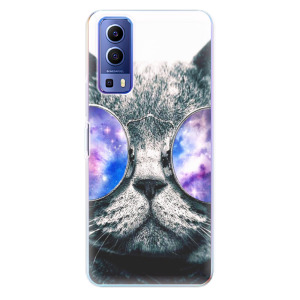 Silikonové pouzdro iSaprio - Vivo Y72 5G - Galaxy Cat