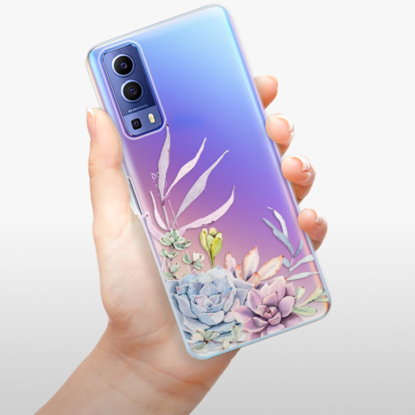 Silikonové pouzdro iSaprio - Vivo Y72 5G - Succulent 01