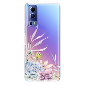 Silikonové pouzdro iSaprio - Vivo Y72 5G - Succulent 01