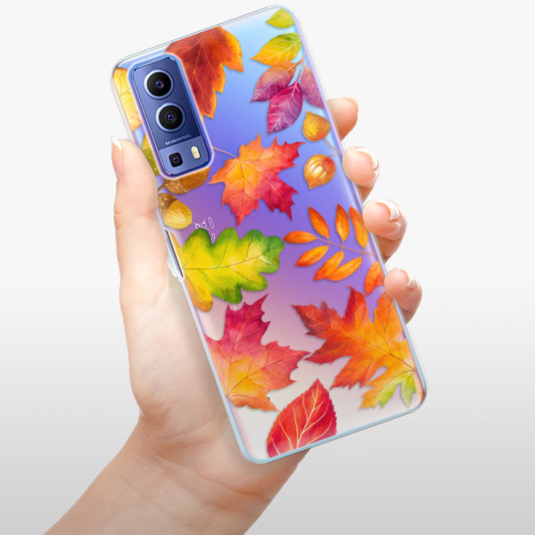 Silikonové pouzdro iSaprio - Vivo Y72 5G - Autumn Leaves 01