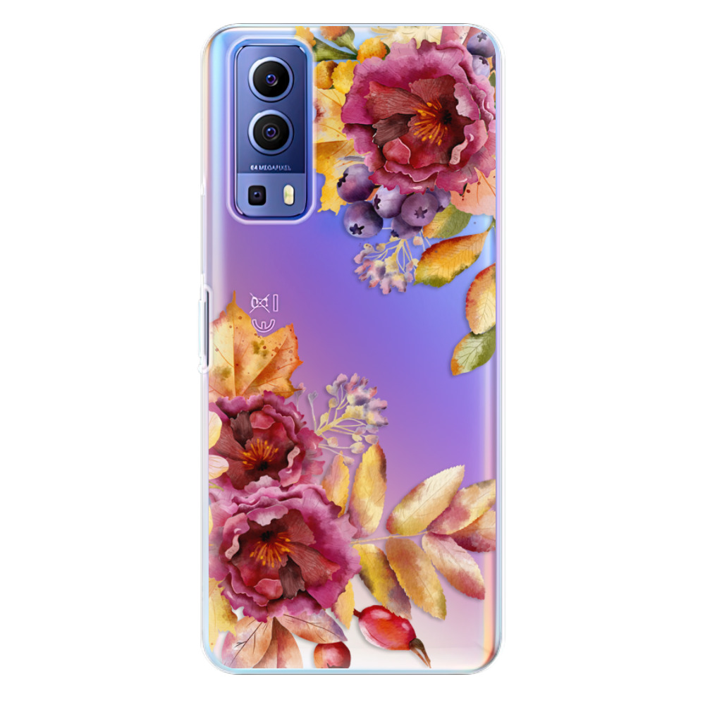 Silikonové odolné pouzdro iSaprio - Fall Flowers na mobil Vivo Y72 5G (Odolný silikonový kryt, obal, pouzdro iSaprio - Fall Flowers na mobilní telefon Vivo Y72 5G)