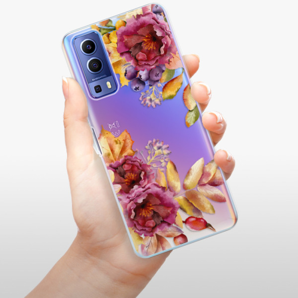 Silikonové pouzdro iSaprio - Vivo Y72 5G - Fall Flowers