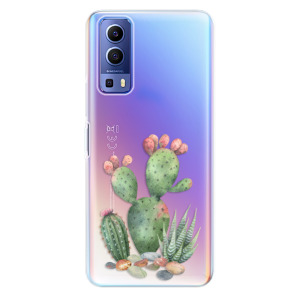 Silikonové odolné pouzdro iSaprio - Cacti 01 na mobil Vivo Y72 5G