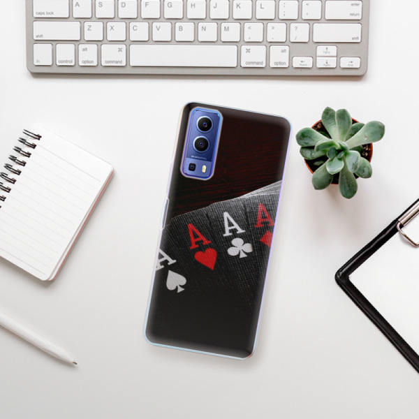 Silikonové pouzdro iSaprio - Vivo Y72 5G - Poker