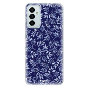 Silikonové odolné pouzdro iSaprio - Blue Leaves 05 na mobil Samsung Galaxy M23 5G