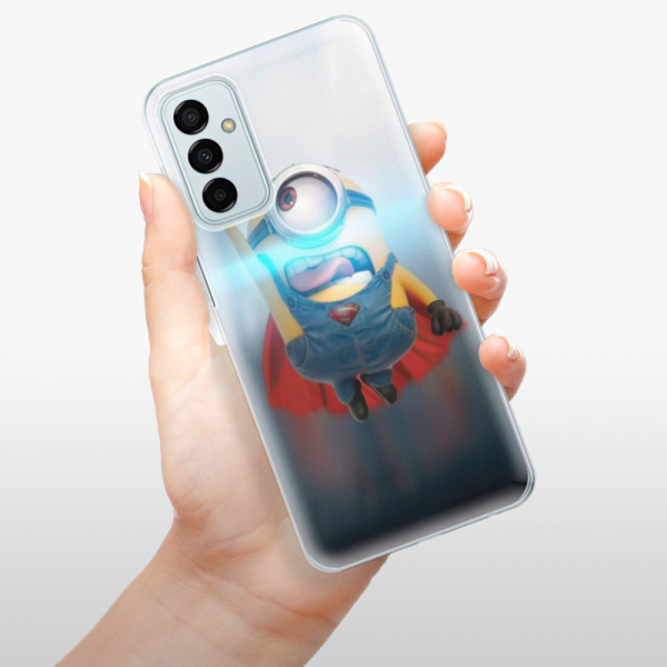 Silikonové pouzdro iSaprio - Samsung Galaxy M23 5G - Mimons Superman 02