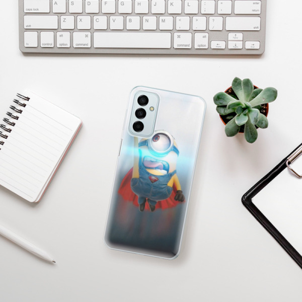 Silikonové pouzdro iSaprio - Samsung Galaxy M23 5G - Mimons Superman 02