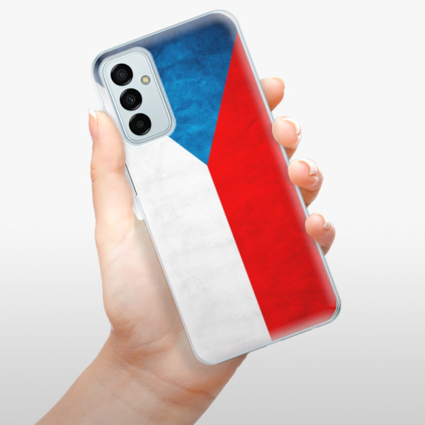 Silikonové pouzdro iSaprio - Samsung Galaxy M23 5G - Czech Flag