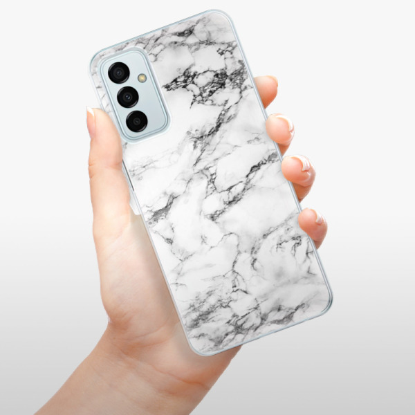 Silikonové pouzdro iSaprio - Samsung Galaxy M23 5G - White Marble 01
