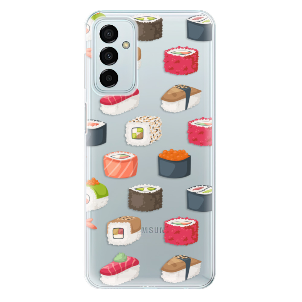 Silikonové odolné pouzdro iSaprio - Sushi Pattern na mobil Samsung Galaxy M23 5G (Silikonový odolný kryt, obal, pouzdro iSaprio - Sushi Pattern na mobilní telefon Samsung Galaxy M23 5G)
