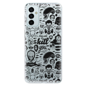 Silikonové odolné pouzdro iSaprio - Comics 01 - black na mobil Samsung Galaxy M23 5G