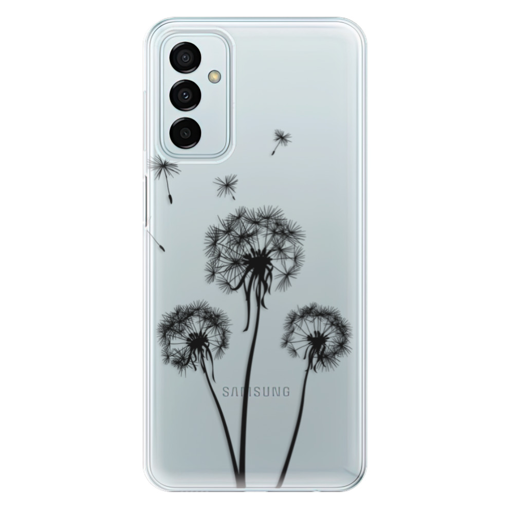 Odolné silikonové pouzdro iSaprio - Three Dandelions - black - Samsung Galaxy M23 5G