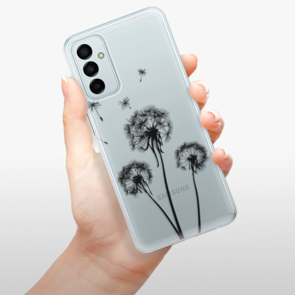 Silikonové pouzdro iSaprio - Samsung Galaxy M23 5G - Three Dandelions black