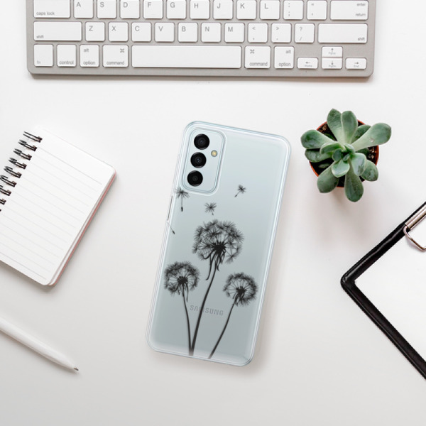 Silikonové pouzdro iSaprio - Samsung Galaxy M23 5G - Three Dandelions black