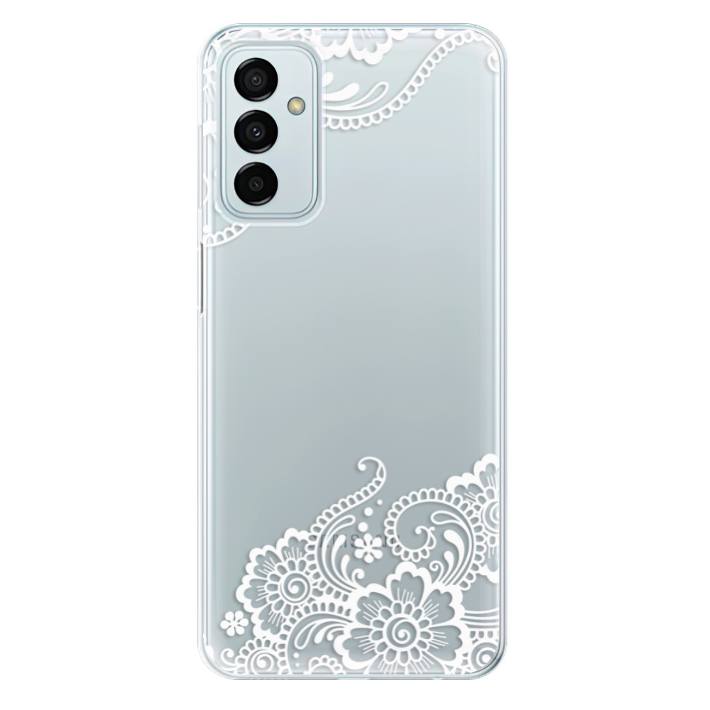 Odolné silikonové pouzdro iSaprio - White Lace 02 - Samsung Galaxy M23 5G