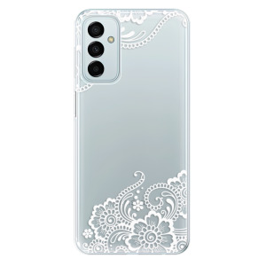 Silikonové pouzdro iSaprio - Samsung Galaxy M23 5G - White Lace 02