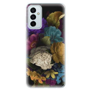 Silikonové odolné pouzdro iSaprio - Dark Flowers na mobil Samsung Galaxy M23 5G