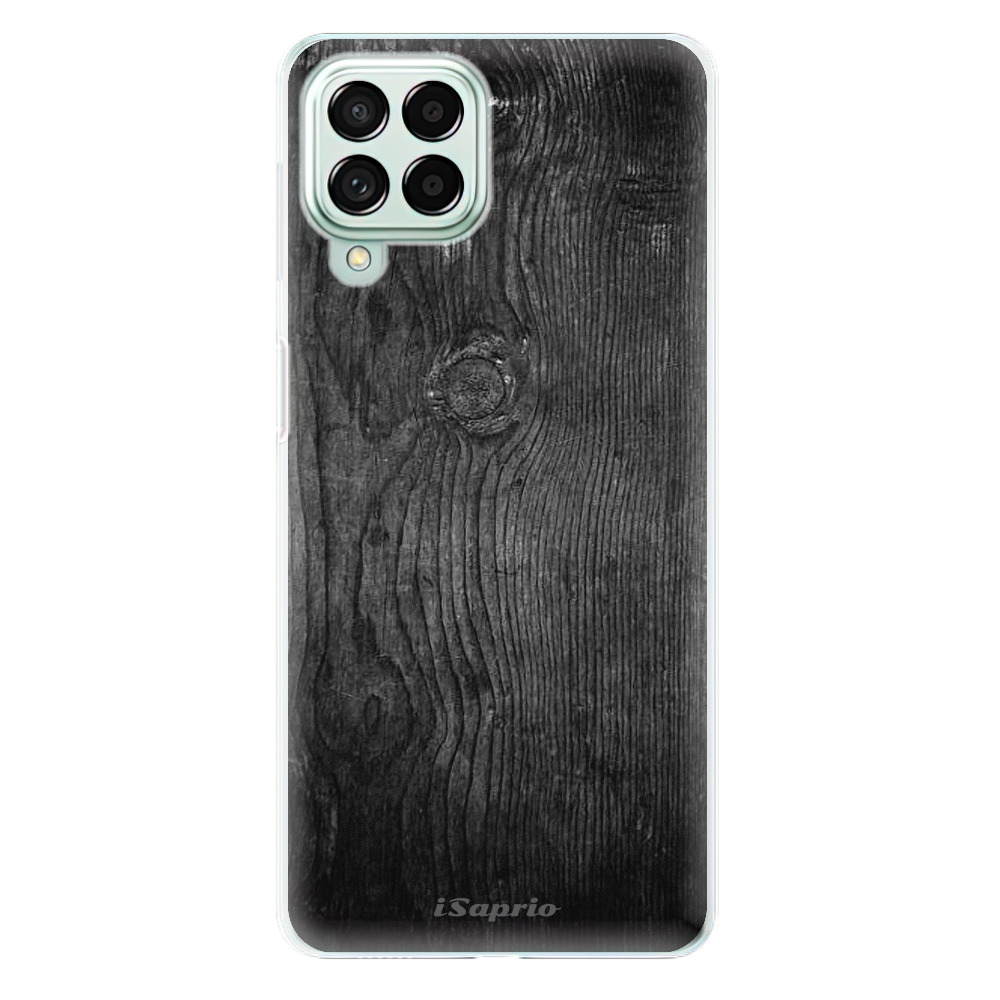 Silikonové odolné pouzdro iSaprio - Black Wood 13 na mobil Samsung Galaxy M53 5G (Silikonový odolný kryt, obal, pouzdro iSaprio - Black Wood 13 na mobilní telefon Samsung Galaxy M53 5G)