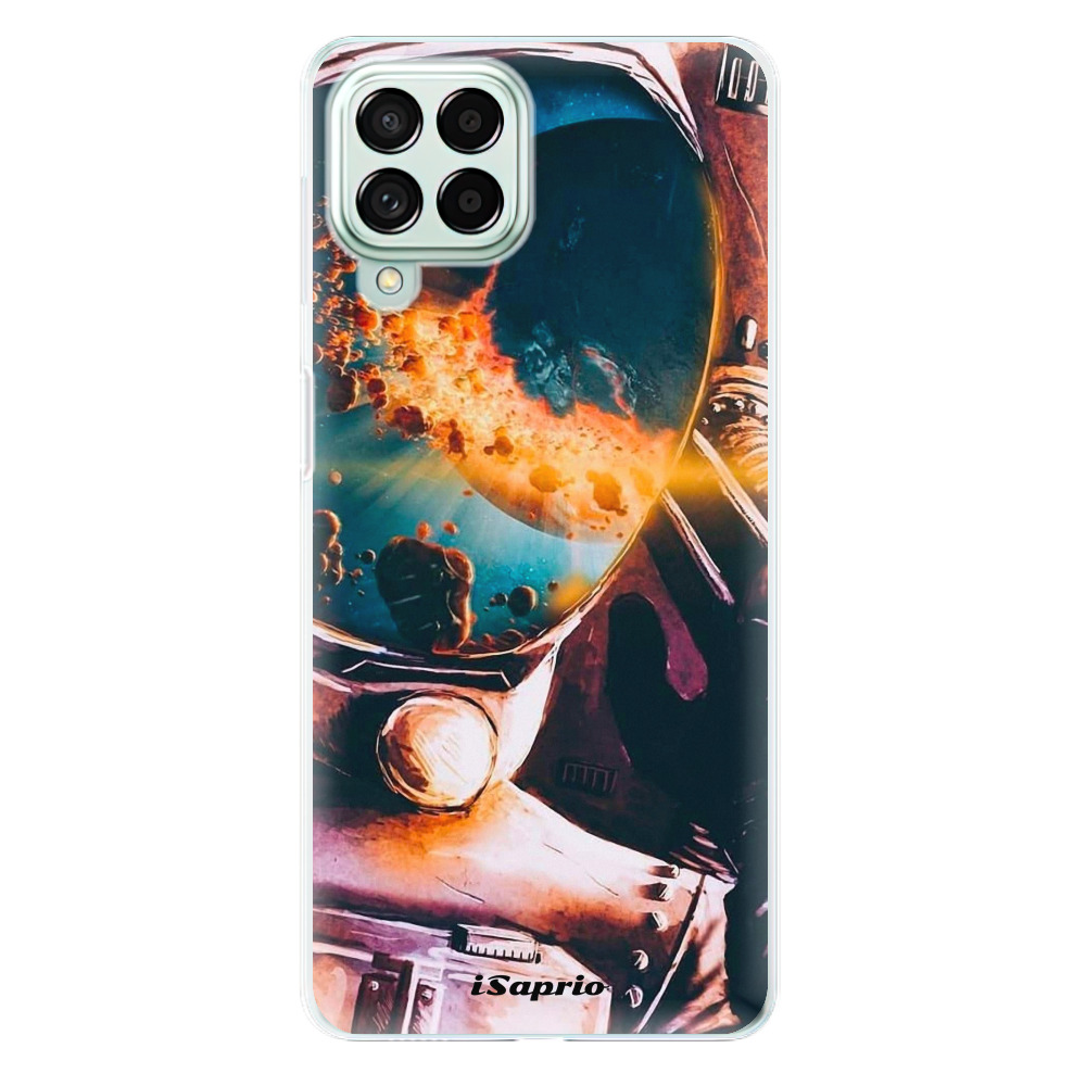 Silikonové odolné pouzdro iSaprio - Astronaut 01 na mobil Samsung Galaxy M53 5G (Silikonový odolný kryt, obal, pouzdro iSaprio - Astronaut 01 na mobilní telefon Samsung Galaxy M53 5G)