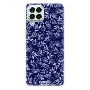 Silikonové odolné pouzdro iSaprio - Blue Leaves 05 na mobil Samsung Galaxy M53 5G