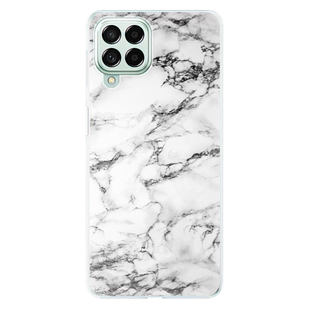 Silikonové odolné pouzdro iSaprio - White Marble 01 na mobil Samsung Galaxy M53 5G (Silikonový odolný kryt, obal, pouzdro iSaprio - White Marble 01 na mobilní telefon Samsung Galaxy M53 5G)