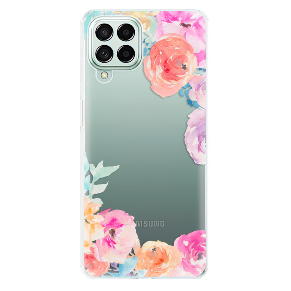 Odolné silikonové pouzdro iSaprio - Flower Brush - Samsung Galaxy M53 5G